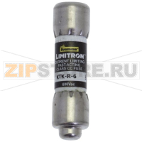 Предохранитель, 6 A, AC 600 В, 200 кА, 10x38 мм, CC, UL, быстродействующий Eaton CLASS CC FAST AC