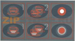 МЕМБРАНА КНОПОЧНОЙ ПАНЕЛИ 6 КНОПОК 