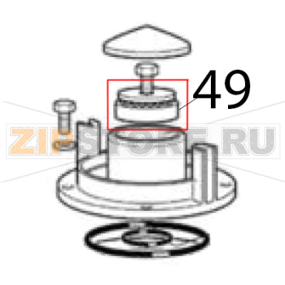 Cuscinetto superiore Scotsman MF 46 WS Cuscinetto superiore Scotsman MF 46 WSЗапчасть на деталировке под номером: 49