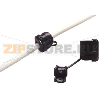Фиксатор зажимной 5.3 мм, черный, 1 шт TRU Components TC-SR-F21203 