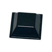 Ножка приборная 20.6х20.6х7.6 мм, клейкая, черная, 1 шт Toolcraft PD2205SW