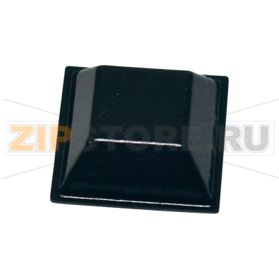 Ножка приборная 20.6х20.6х7.6 мм, клейкая, черная, 1 шт Toolcraft PD2205SW 
