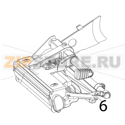 Paper guide (upper) Intermec PF4i Paper guide (upper) Intermec PF4iЗапчасть на деталировке под номером: 6Название запчасти на английском языке: Paper guide (upper) Intermec PF4i.