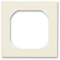 Рамка одноместная 55х55 мм, слоновая кость/белый ABB 2CHH015510A4017