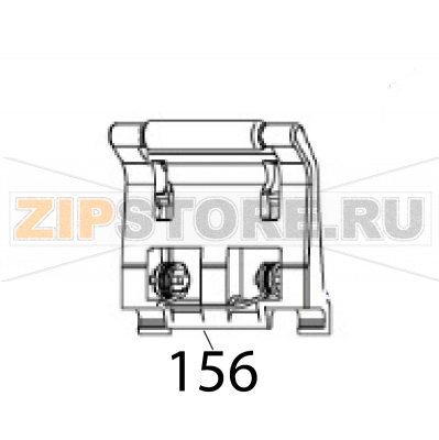 Nip roller assy Sato CT408LX TT Nip roller assy Sato CT408LX TTЗапчасть на деталировке под номером: 156Название запчасти на английском языке: Nip roller assy Sato CT408LX TT.