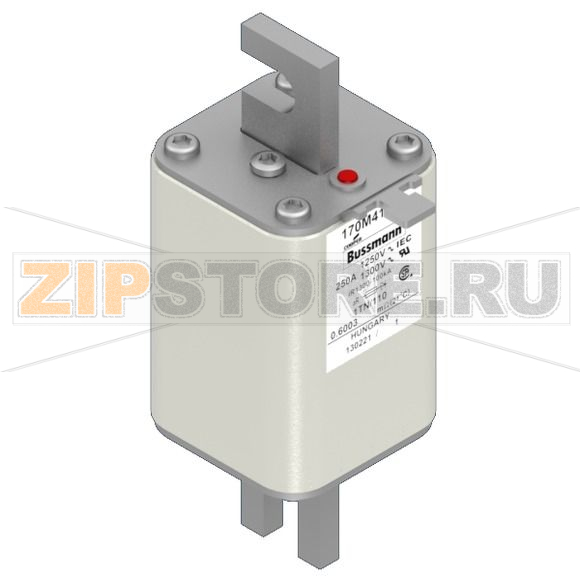 Предохранитель, 250 A, AC 1250 В, 100 кА, size 1, 53x66x138 мм, aR, DIN, IEC Eaton FUSE 250A 12 