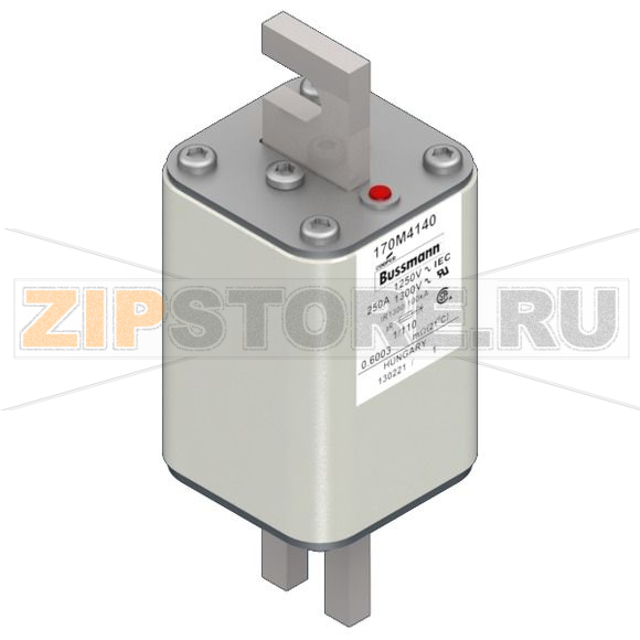 Предохранитель, 250 A, AC 1250 В, 100 кА, size 1, 53x66x138 мм, aR, DIN, IEC Eaton FUSE 250A 12 