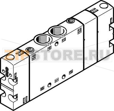Распределитель базовый Festo CPE18-P1-5/3G-1/4 