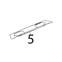 Distanziale carter inox gas Unox XBC 815G