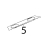 Distanziale carter inox gas Unox XBC 815G