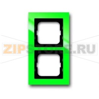 Рамка двухместная, зелёная ABB 2CKA001754A4338