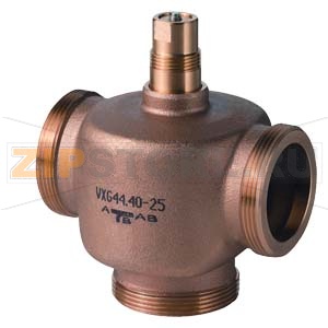 VXG44.32-16 - 3-ходовые седельные клапаны, внешняя резьба, PN16, DN32, kvs 16 Siemens VXG44.32-16 
