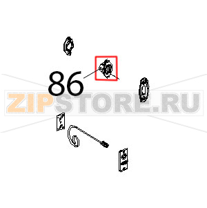 Scrocco maniglia DX Unox XBC 815G Scrocco maniglia DX Unox XBC 815GЗапчасть на деталировке под номером: 86