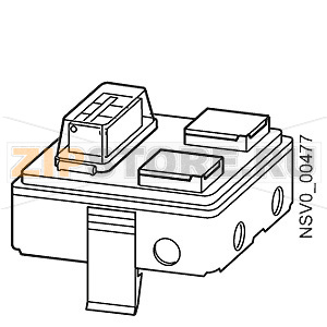 BD2-AK1/2SD163FIA161 Tap-off unit 16 A / 1 X 1-pole MCB(B)+ 2-pole FI +2XSD Siemens BVP:660870 