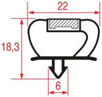 УПЛОТНИТЕЛЬ ВСТАВНОЙ 1010 - 2000 ММ