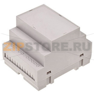 Корпус на DIN-рейку 70x90x65 мм, материал: ABS-V0, серый, 1 шт TRU Components TC-7910880 