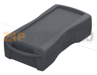 Корпус, 79.4x44.1x22.2 мм, IP 40 (IP 54), чёрный, с возможностью крепления ленты для ключей Bopla BS 200 F-7024