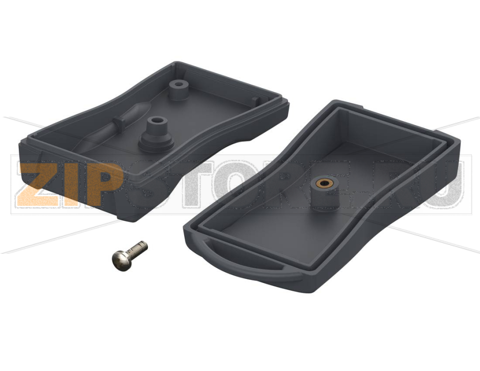 Корпус, 79.4x44.1x22.2 мм, IP 40 (IP 54), чёрный, с возможностью крепления ленты для ключей Bopla BS 200 F-7024 