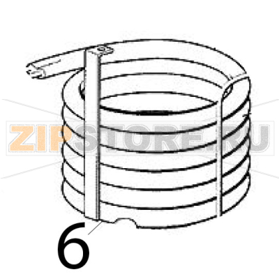 Condensatore ad acqua Scotsman MV 600 Condensatore ad acqua Scotsman MV 600Запчасть на деталировке под номером: 6
