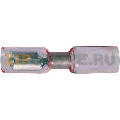 Клемма плоская 6.3 мм, 0.8 мм, 180°, красная, 1 шт DSG-Canusa 7934100302 