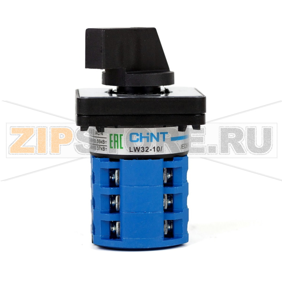 Переключатель кулачковый 10 А, 3 полюса Chint LW32-10/C33/3 
