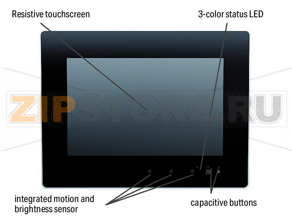 Marine Line Touch Panel 600; 25.7 cm (10.1"); 1280 x 800 pixels; 2 x ETHERNET, 2 x USB, Audio; Visu Panel Wago 762-6204/8000-001 
