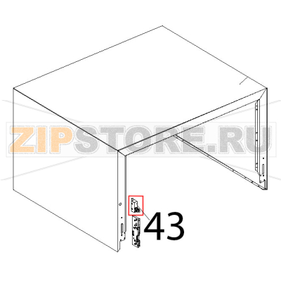 Microinterruttore porta MF09, 16 A Unox XF 193 Microinterruttore porta MF09, 16 A Unox XF 193Запчасть на деталировке под номером: 43