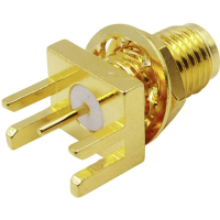 Разъем SMA, 50 Ом, 1 шт TRU Components 1493160