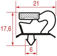 SNAP-IN GASKET 590x495 mm