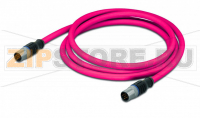 кабель sercos; 4-пол.; Штекер M12, осевой; Длина: 2 м Wago 756-1603/060-020