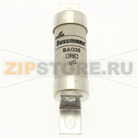 Предохранитель, 35 A, AC 500 В, 80 кА, BS88/A3, 21x87 мм, gL/gG, BS Eaton 35AMP 500V AC BS88 gG F