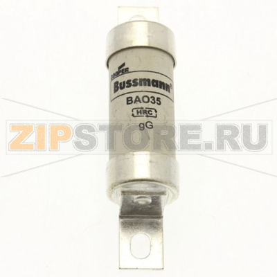 Предохранитель, 35 A, AC 500 В, 80 кА, BS88/A3, 21x87 мм, gL/gG, BS Eaton 35AMP 500V AC BS88 gG F 