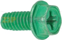 SCREW, GROUND, GREEN