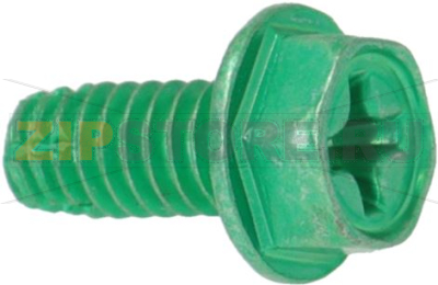 SCREW, GROUND, GREEN 