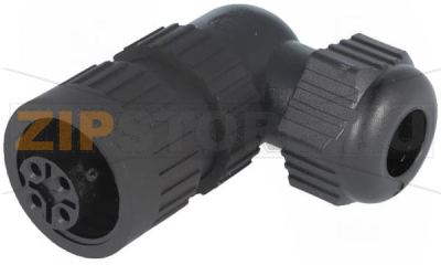 Разъем круглый 16 А, 400 В, 3+PE, IP67, 4 контакта Hirschmann CA 3 W LD 