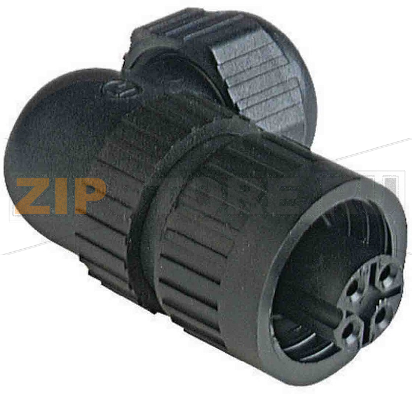 Разъем круглый 16 А, 400 В, 3+PE, IP67, 4 контакта Hirschmann CA 3 W LD 