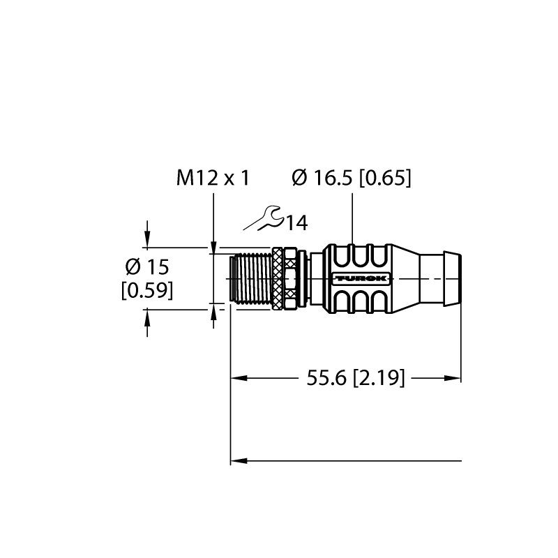 Кабель PUR Turck RSE4.4T-10/TXP 