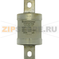 Предохранитель, 355 A, AC 660 В, 80 кА, BS88, 59x111 мм, gL/gG, BS, 92 мм Eaton 355A 660V INDUSTRI