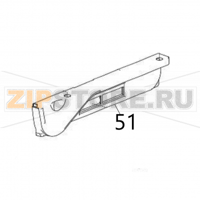 Cover RH (C) Sato DR308e Cover RH (C) Sato DR308eЗапчасть на деталировке под номером: 51Название запчасти на английском языке: Cover RH (C) Sato DR308e.