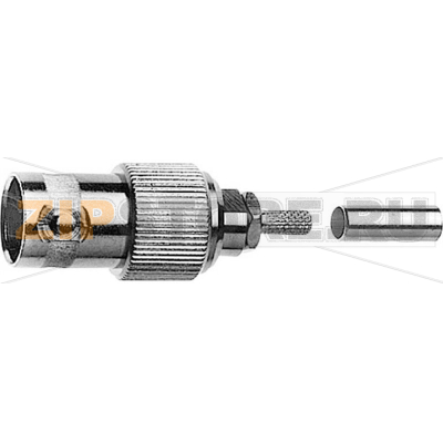 Разъем BNC, 50 Ом, 1 шт Telegärtner J01001B0061 