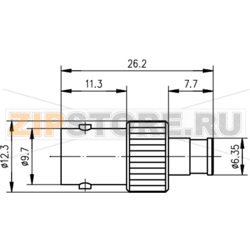 Разъем коаксиальный, гнездо BNC, гнездо SMB, 1 шт Telegärtner J01008F0013 