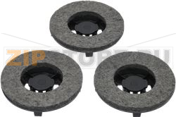 BRUSH FELT WITH HOOK - 3 PCS 