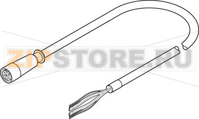 Кабель электродвигателя 5 м Festo NEBM-M23G8-E-5-Q9N-LE8-1 