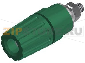 Разъем 4 мм, зеленый Hirschmann PKI 110 GREEN 