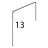 Guarnizione porta nera 12G Unox XL 133