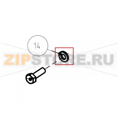 Rosetta 6x12 Zn UNI 6592 Imesa ES 10                                         Rosetta 6x12 Zn UNI 6592 Imesa ES 10Запчасть на сборочном чертеже под номером: 14Название запчасти на итальянском языке: Rosetta 6x12 Zn UNI 6592 Imesa ES 10