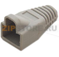 Hyperline BOOT-GY-10 Изолирующий колпачок для разъемов RJ-45, серый (10 шт.)
