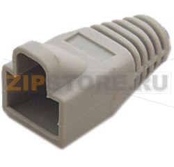 Hyperline BOOT-GY-10 Изолирующий колпачок для разъемов RJ-45, серый (10 шт.) 