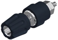 Разъем 4 мм, 63 А, 30 В, черный Hirschmann PKNI 10 B BLACK