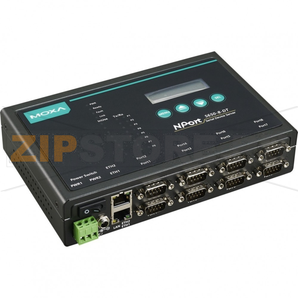 Преобразователь MOXA NPort 5650I-8-DT 